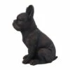 Sagebrook Home 16" Resin Sitting Bulldog Outdoor Statue Bronze