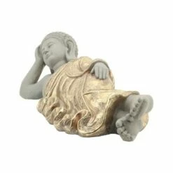 Sagebrook Home 9" Resin Laying Buddha Outdoor Statue Gray/Gold 8 Sagebrook Home 9" Resin Laying Buddha Outdoor Statue Gray/Gold -Cheap Garden Decor Store unnamed file 9415