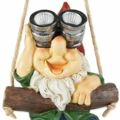 Zingz & Thingz Zingz & Thingz 5.75" Polyresin Hanging Binoculars Solar Gnome -Cheap Garden Decor Store unnamed file 9432