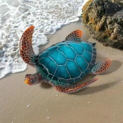Design Toscano Blue Sea Turtle Statue