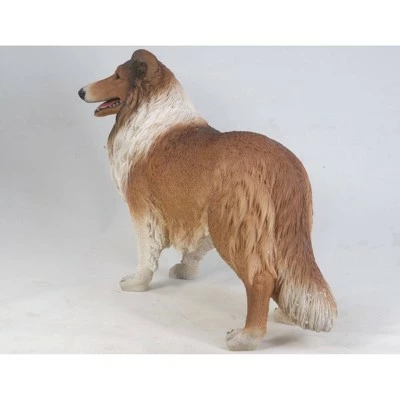 HI-LINE GIFT LTD 21.5" Polyresin Collie Statue Brown - Hi-Line Gift 4 HI-LINE GIFT LTD 21.5" Polyresin Collie Statue Brown - Hi-Line Gift - Image 2