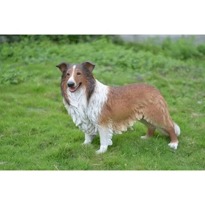 HI-LINE GIFT LTD 21.5" Polyresin Collie Statue Brown - Hi-Line Gift 6 HI-LINE GIFT LTD 21.5" Polyresin Collie Statue Brown - Hi-Line Gift - Image 4