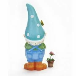 The Lakeside Collection Lakeside Gnorm the Garden Gnome Decorative Lawn Statue with Flower Pot -Cheap Garden Decor Store unnamed file 9551