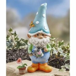 The Lakeside Collection Lakeside Gnorm the Garden Gnome Decorative Lawn Statue with Flower Pot -Cheap Garden Decor Store unnamed file 9552