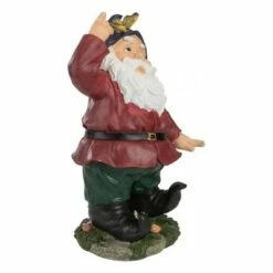 Northlight 11" Red and Green Gnome with Butterfly Outdoor Garden Statue -Cheap Garden Decor Store unnamed file 9593