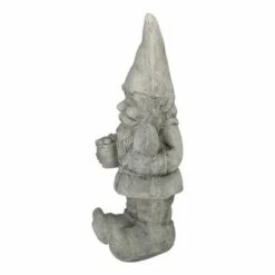 Northlight 18.5-Inch Gray Gardener Gnome with Shovel and Flower Outside Statue -Cheap Garden Decor Store unnamed file 9597