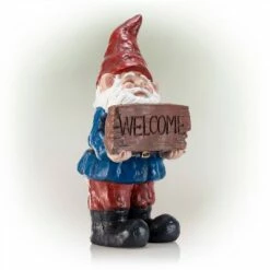 Alpine Corporation Alpine 22" Welcome Sign Magnesium Oxide Gnome Statue 8 Alpine Corporation Alpine 22" Welcome Sign Magnesium Oxide Gnome Statue -Cheap Garden Decor Store unnamed file 9600