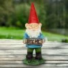 13" Resin Borris the Bite Me Sign Gnome - Exhart -Cheap Garden Decor Store unnamed file 9674