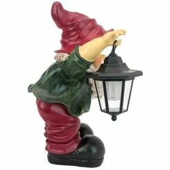 Design Toscano Edison With The Lighted Lantern Garden Gnome Statue -Cheap Garden Decor Store unnamed file 9683
