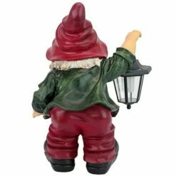 Design Toscano Edison With The Lighted Lantern Garden Gnome Statue -Cheap Garden Decor Store unnamed file 9684