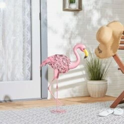 Zingz & Thingz Zingz & Thingz 27" Iron Leaning Solar Flamingo Statue Pink 10 Zingz & Thingz Zingz & Thingz 27" Iron Leaning Solar Flamingo Statue Pink -Cheap Garden Decor Store unnamed file 973