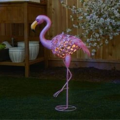 Zingz & Thingz Zingz & Thingz 27" Iron Leaning Solar Flamingo Statue Pink 11 Zingz & Thingz Zingz & Thingz 27" Iron Leaning Solar Flamingo Statue Pink -Cheap Garden Decor Store unnamed file 974