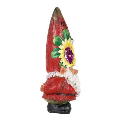 10.43" Resin Garden Gnome Red - Exhart 8 10.43" Resin Garden Gnome Red - Exhart - Image 6