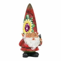 10.43" Resin Garden Gnome Red - Exhart 15 10.43" Resin Garden Gnome Red - Exhart -Cheap Garden Decor Store unnamed file 9768