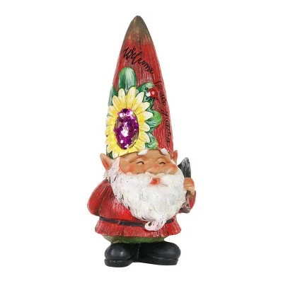 10.43" Resin Garden Gnome Red - Exhart 9 10.43" Resin Garden Gnome Red - Exhart - Image 7