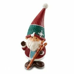 The Lakeside Collection Lakeside Ceramic Christmas Gnome - Holiday Figurine for Indoor/Outdoor Display -Cheap Garden Decor Store unnamed file 9773