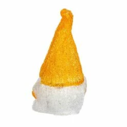 Evergreen Twinkling Light Gnome Garden Statue, Yellow -Cheap Garden Decor Store unnamed file 9776