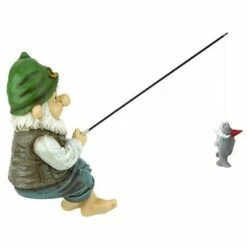Design Toscano Ziggy, The Fishing Gnome Garden Sitter Statue - Multicolored -Cheap Garden Decor Store unnamed file 9781