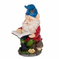 Alpine Corporation 14" Polyresin Gnome Reading Book Statue 6 Alpine Corporation 14" Polyresin Gnome Reading Book Statue -Cheap Garden Decor Store unnamed file 9810