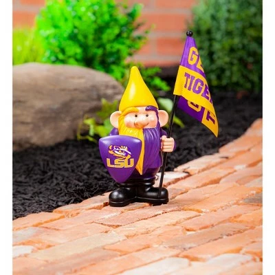 Evergreen Louisiana State University, Flag Holder Gnome 4 Evergreen Louisiana State University, Flag Holder Gnome - Image 2
