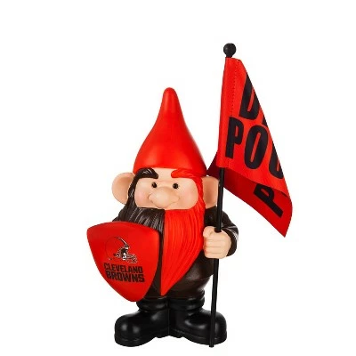 Evergreen Cleveland Browns, Flag Holder Gnome 1 Evergreen Cleveland Browns, Flag Holder Gnome