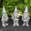 Northlight Set of 3 Gray Gardening Garden Gnomes Outdoor Statues 15.75" -Cheap Garden Decor Store unnamed file 9839