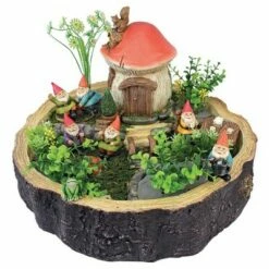 Design Toscano Tiny Forest Friends Gnome Garden Statue Collection - Multicolored