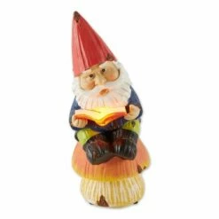 Zingz & Thingz Zingz & Thingz 9.5" Polyresin Bookworm Gnome Solar Statue -Cheap Garden Decor Store unnamed file 9912