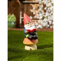 Zingz & Thingz Zingz & Thingz 9.5" Polyresin Bookworm Gnome Solar Statue -Cheap Garden Decor Store unnamed file 9916