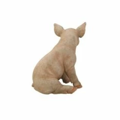 HI-LINE GIFT LTD 18" Polyresin Large Sitting Pig Pink - Hi-Line Gift