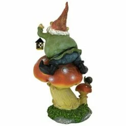 Design Toscano Tesla With The Lamp Garden Gnome Statue - Multicolored -Cheap Garden Decor Store unnamed file 9973