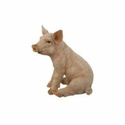 HI-LINE GIFT LTD 18" Polyresin Large Sitting Pig Pink - Hi-Line Gift -Cheap Garden Decor Store unnamed file 999